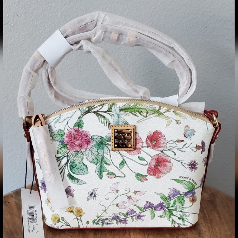 NEW Dooney & Bourke Botanical Collection Suki Crossbody Shoulder Bag
